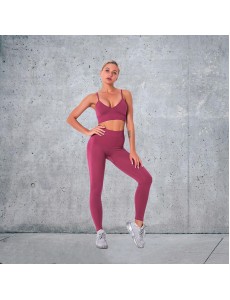 New Fashion Modern Breathable Workout Clothing Women Active Wear Yoga Pants BRA 4 colors high product quality