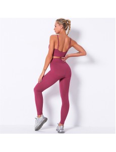 New Fashion Modern Breathable Workout Clothing Women Active Wear Yoga Pants BRA 4 colors high product quality