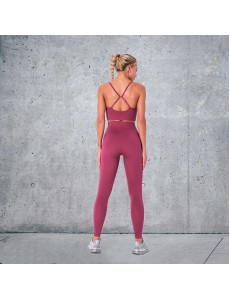 New Fashion Modern Breathable Workout Clothing Women Active Wear Yoga Pants BRA 4 colors high product quality