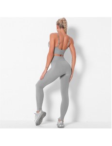 New Fashion Modern Breathable Workout Clothing Women Active Wear Yoga Pants BRA 4 colors Popular