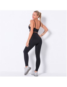 New Fashion Modern Breathable Workout Clothing Women Active Wear Yoga Pants BRA 4 colors Popular