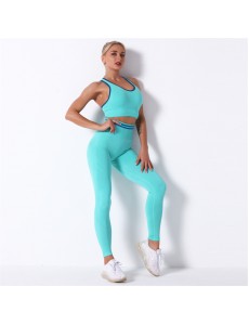 Fashion Modern Breathable Workout Clothing Women Active Wear Yoga Pants BRA 5 colors
