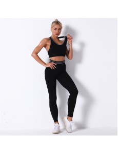 Fashion Modern Breathable Workout Clothing Women Active Wear Yoga Pants BRA 5 colors