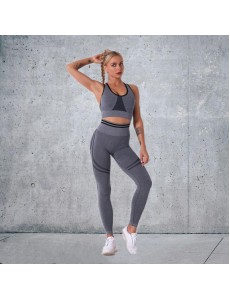 Fashion Modern Breathable Workout Clothing Women Active Wear Yoga Pants BRA 5 colors