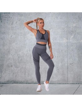 Fashion Modern Breathable Workout Clothing Women Active Wear Yoga Pants BRA 5 colors