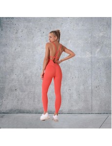 Fashion Modern Breathable Workout Clothing Women Active Wear Leggings Yoga Pants 5 colors Jumpsuit suspender Yoga suit