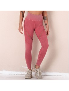 5 colors Fashion Modern Breathable Workout Clothing Women Active Wear Leggings Yoga Pants high product quality