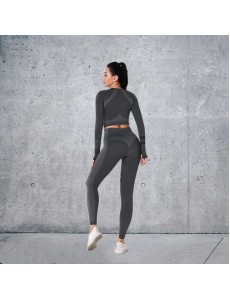 5 colors Fashion Modern Breathable Workout Clothing Women Active Wear Yoga Set hygroscopic New Product