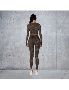 5 colors Fashion Modern Breathable Workout Clothing Women Active Wear Yoga Set hygroscopic and sweat releasing