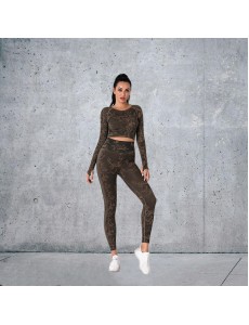 5 colors Fashion Modern Breathable Workout Clothing Women Active Wear Yoga Set hygroscopic and sweat releasing