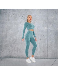 10 colors Fashion Modern Breathable Workout Clothing Women Active Wear Yoga Set hygroscopic and sweat releasing