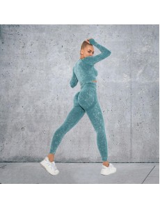 10 colors Fashion Modern Breathable Workout Clothing Women Active Wear Yoga Set hygroscopic and sweat releasing