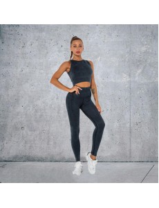 HOT Sale 6 colors Fashion Modern Breathable Workout Clothing Popular Women Active Wear seamless Yoga Set hygroscopic
