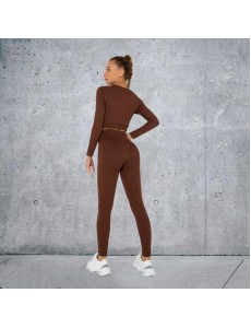 5 colors Fashion Modern Breathable Workout Clothing Women Active Wear Yoga Set hygroscopic and sweat releasing