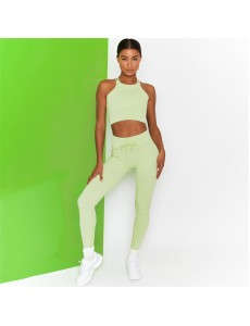 8 colors Fashion Modern Breathable Workout Clothing Women Active Wear Yoga Set