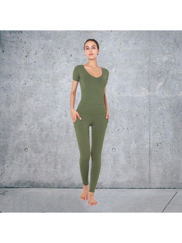 Hot Yoga Set 5 colors fitness Fashion Modern Breathable Workout Clothing Women Active Wear hygroscopic Popular