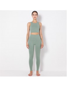 5 colors high product quality Fashion Modern Breathable Workout Clothing Women Active Wear Yoga Set fitness