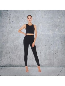 5 colors high product quality Fashion Modern Breathable Workout Clothing Women Active Wear Yoga Set fitness