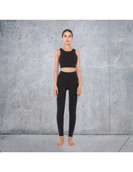 3 colors new product quality Fashion Modern Breathable Workout Clothing Women Active Wear Yoga Set fitness