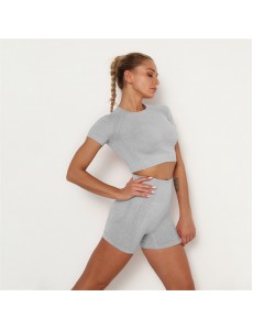 Fashion Modern Breathable Workout Clothing Women Active Wear Leggings Yoga Pants shorts 6 colors