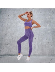Fashion Modern Breathable Workout Clothing Women Active Wear Yoga Set 7 colors