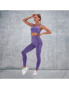 Fashion Modern Breathable Workout Clothing Women Active Wear Yoga Set 7 colors