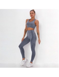 Fashion Modern Breathable Workout Clothing Women Active Wear Yoga Set 7 colors