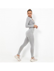 14 colors Fashion Modern Breathable Workout Clothing Women Active Wear Yoga Set