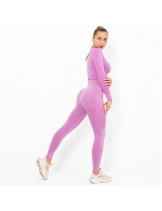14 colors Fashion Modern Breathable Workout Clothing Women Active Wear Yoga Set