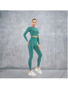 14 colors Fashion Modern Breathable Workout Clothing Women Active Wear Yoga Set