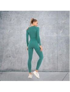 14 colors Fashion Modern Breathable Workout Clothing Women Active Wear Yoga Set