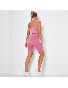 HOT 6 colors Fashion Modern Breathable Workout Clothing Women Active Wear Yoga Set hygroscopic and sweat releasing