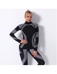 5 colors Hot Sale Factory Wholesale Women Seamless Bandeau Strapless Girl Sexy long sleeve Popular fitness