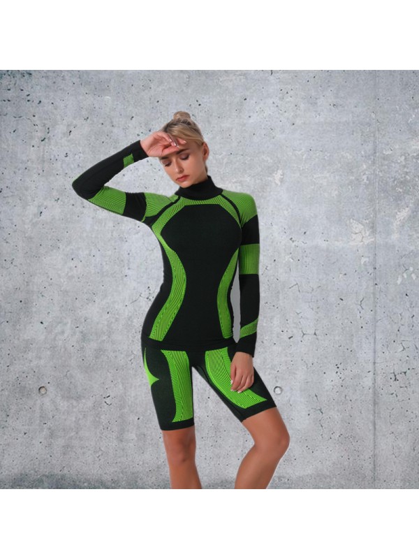 NEW 5 colors Fashion Modern Breathable Workout Clothing Women Active Wear Yoga Set hygroscopic fitness