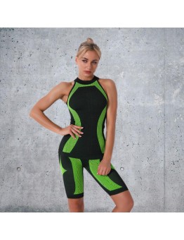NEW 5 colors Fashion Modern Breathable Workout Clothing Women Active yoga wear hygroscopic and sweat releasing