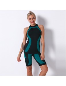 NEW 5 colors Fashion Modern Breathable Workout Clothing Women Active yoga wear hygroscopic and sweat releasing