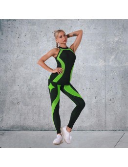 Popular 5 colors Fashion Modern Breathable Workout Clothing Women Active Wear Yoga Set hygroscopic fitness