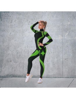 NEW 5 colors Fashion Modern Breathable Workout Clothing Women Active Wear Yoga Set hygroscopic and sweat releasing