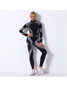 NEW 5 colors Fashion Modern Breathable Workout Clothing Women Active Wear Yoga Set hygroscopic and sweat releasing
