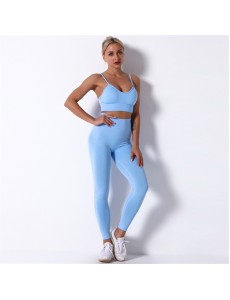 Fashion Modern Breathable Workout Clothing Women Active Wear Leggings Yoga Pants 8 colors fitness