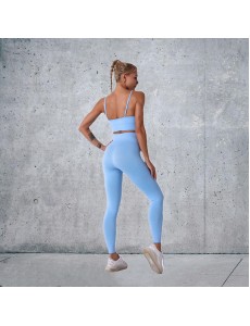 Fashion Modern Breathable Workout Clothing Women Active Wear Leggings Yoga Pants 8 colors fitness