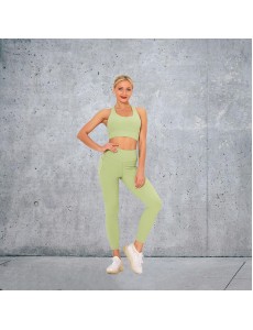 HOT 4 colors Fashion Modern Breathable Workout Clothing Women Active Wear Yoga Set hygroscopic Popular
