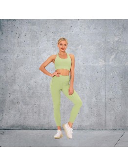HOT 4 colors Fashion Modern Breathable Workout Clothing Women Active Wear Yoga Set hygroscopic Popular