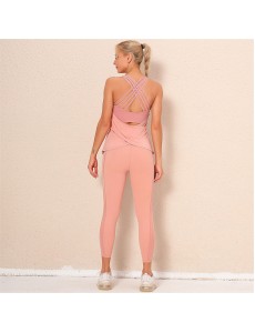 HOT 2 colors Fashion Modern Breathable Workout Clothing Women Active Wear Yoga Set hygroscopic comfortable Popular